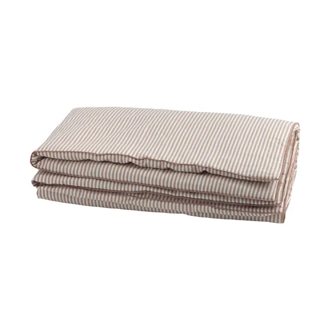 Vice Versa quilt in Portofino fabric | Terracotta