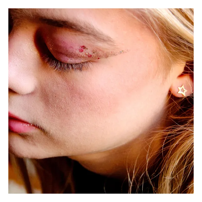 Boucles d'Oreilles Big Stars | Doré