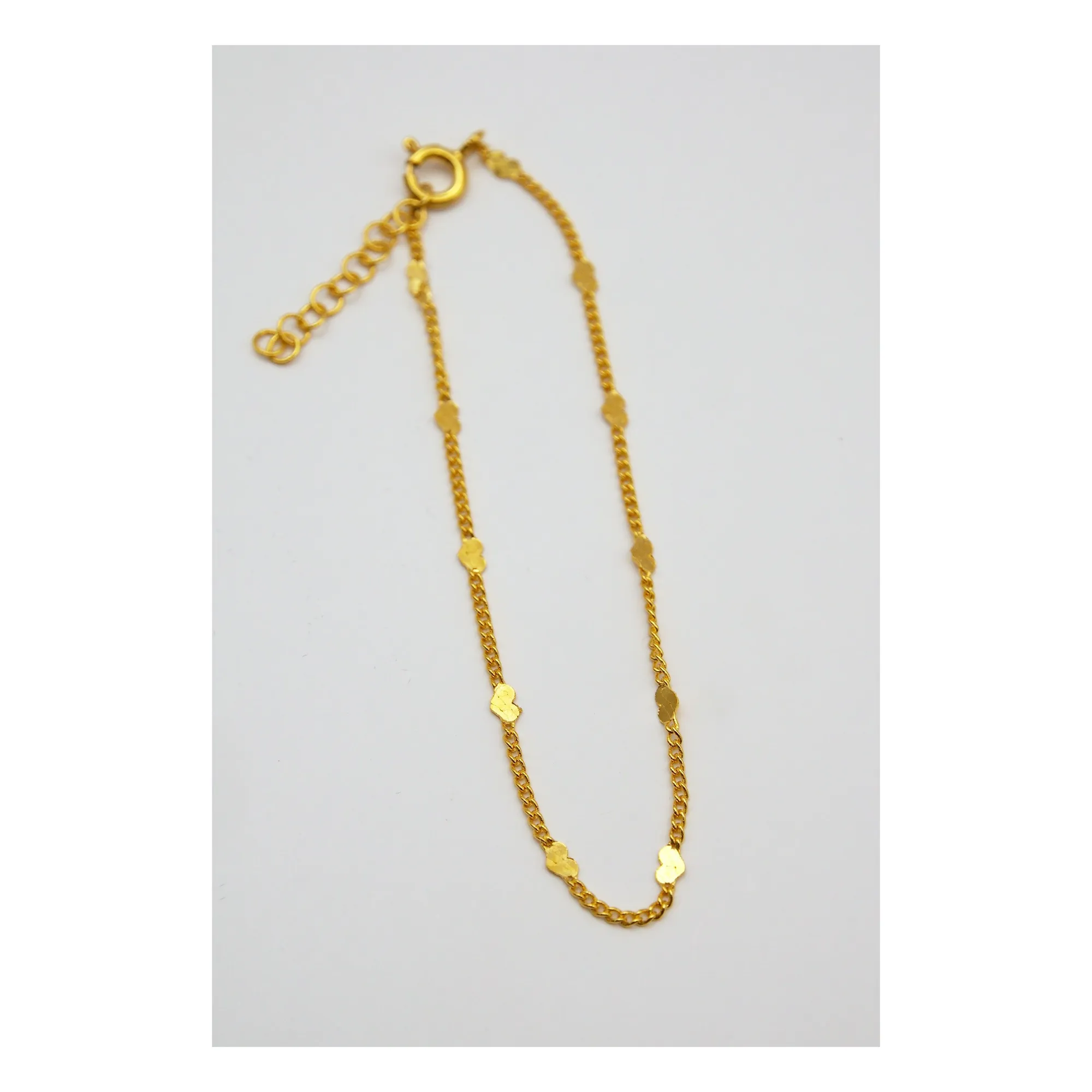 Adorabili Gold Heart Chain Bracelet