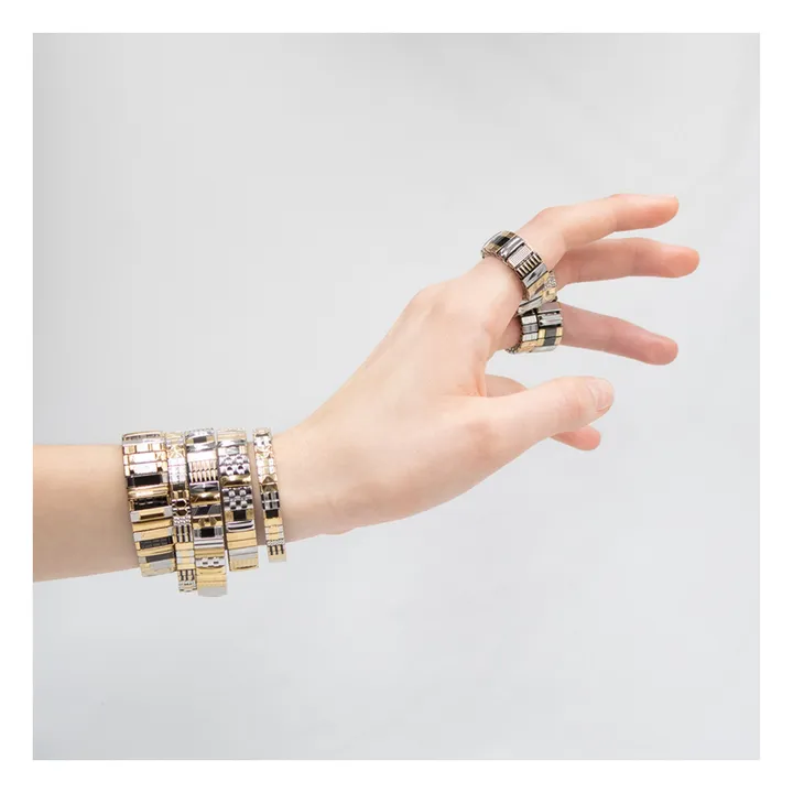 Bracelet SIG 14 | Noir/Doré/Argenté- Image produit n°1