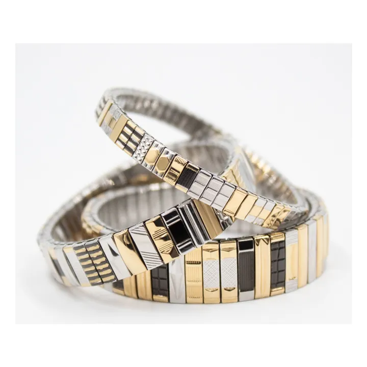 Bracelet SIG 14 | Noir/Doré/Argenté- Image produit n°2