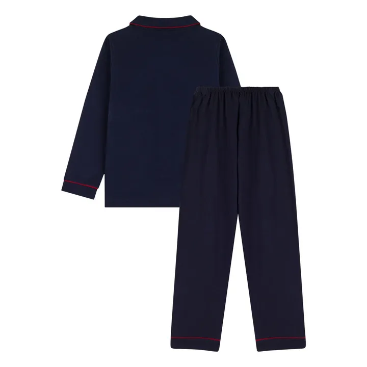 Conjunto de pijama de punto | Azul Marino- Imagen del producto n°1