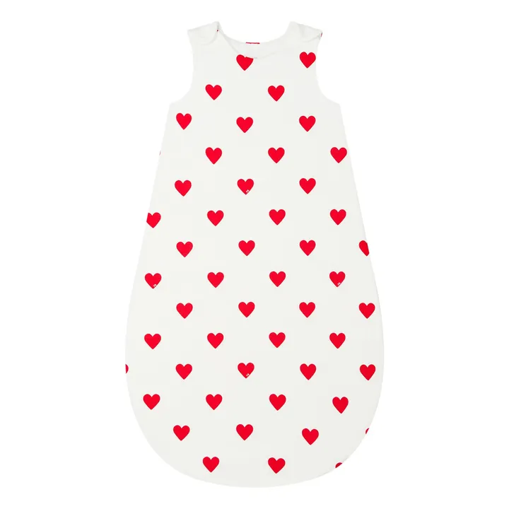 Saco de dormir Corazones | Rojo- Imagen del producto n°0