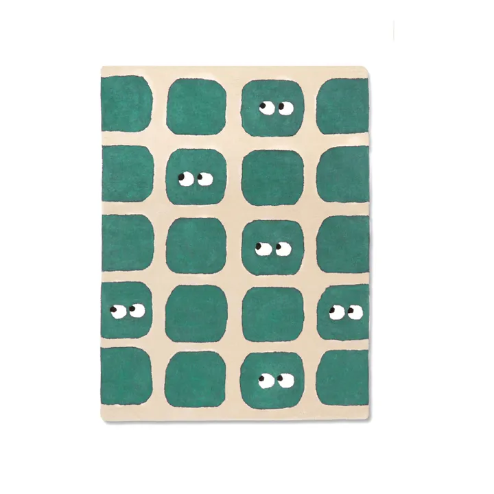 Tapis Bidules | Bleu Vert- Image produit n°0
