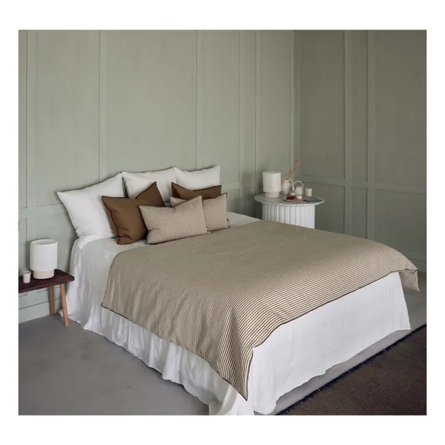 Vice Versa quilt in Portofino fabric | Terracotta