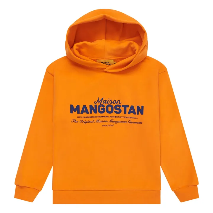 Hoodie The Original Coton Bio | Orange- Image produit n°0