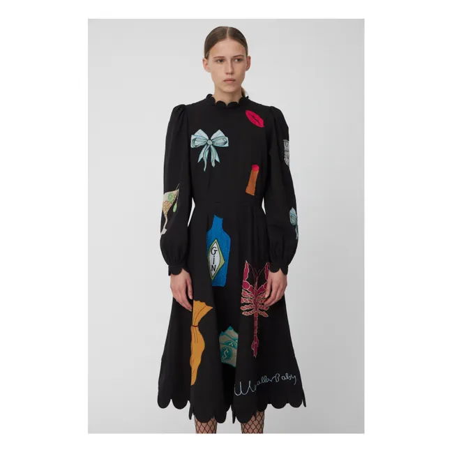 Vestido de perlas | Negro