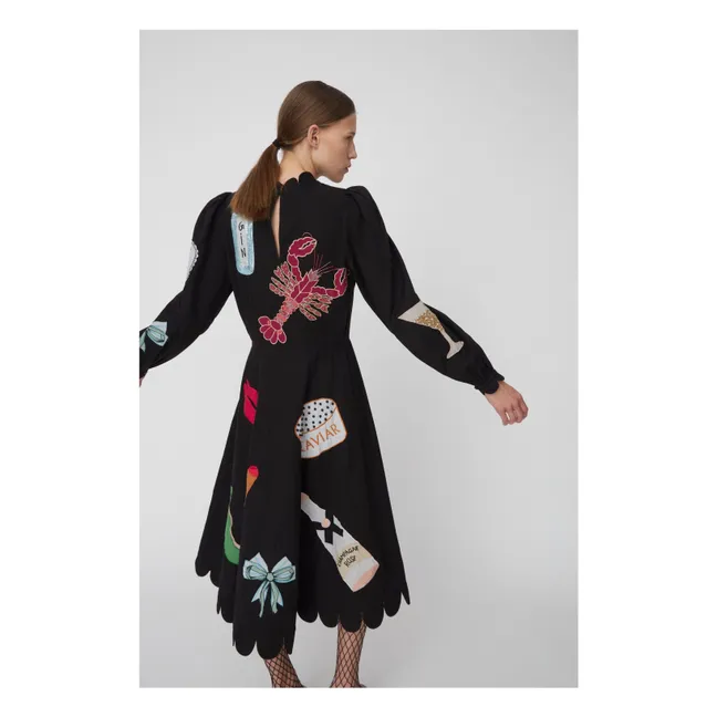 Vestido de perlas | Negro