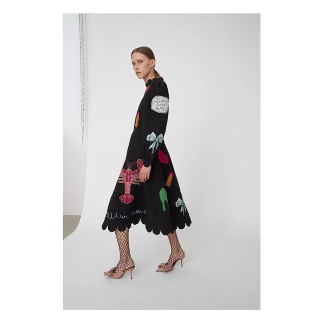 Vestido de perlas | Negro
