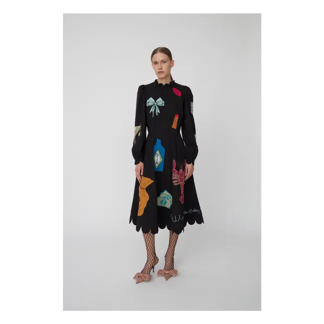 Vestido de perlas | Negro