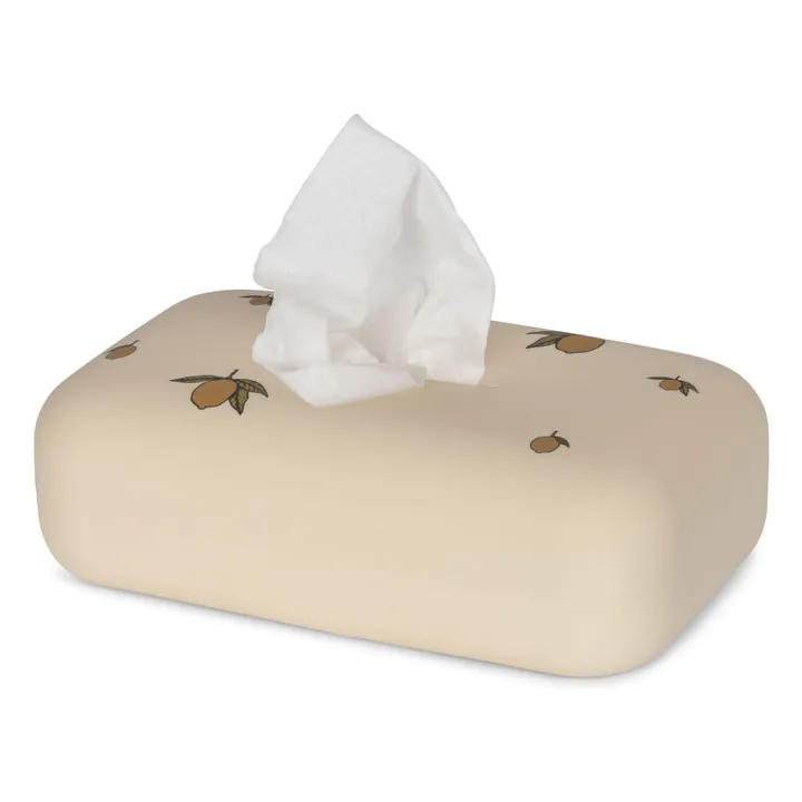 Etui pour lingettes en silicone Lemon | Jaune citron- Image produit n°0