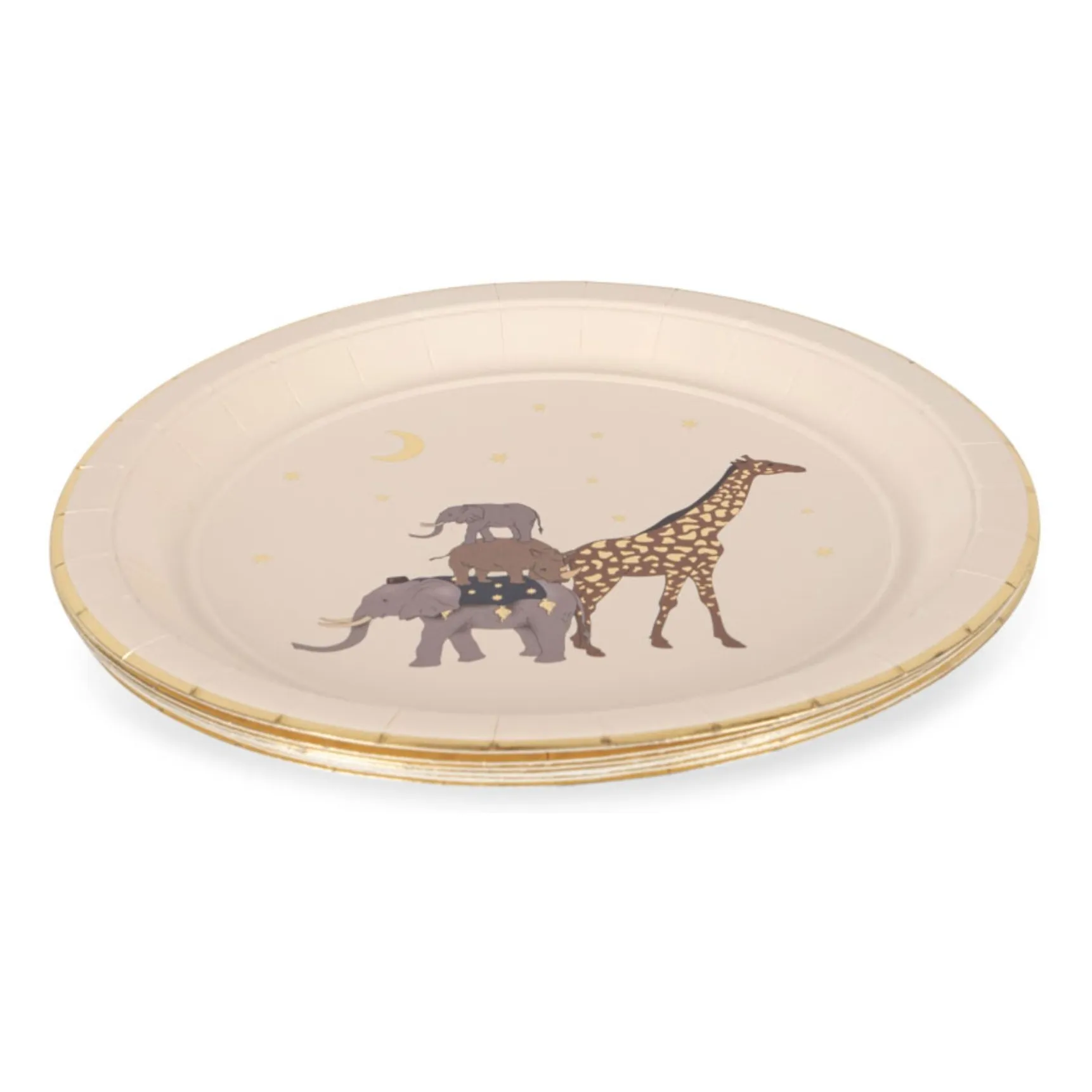 Konges Sløjd Multicoloured Safari Paper Plates