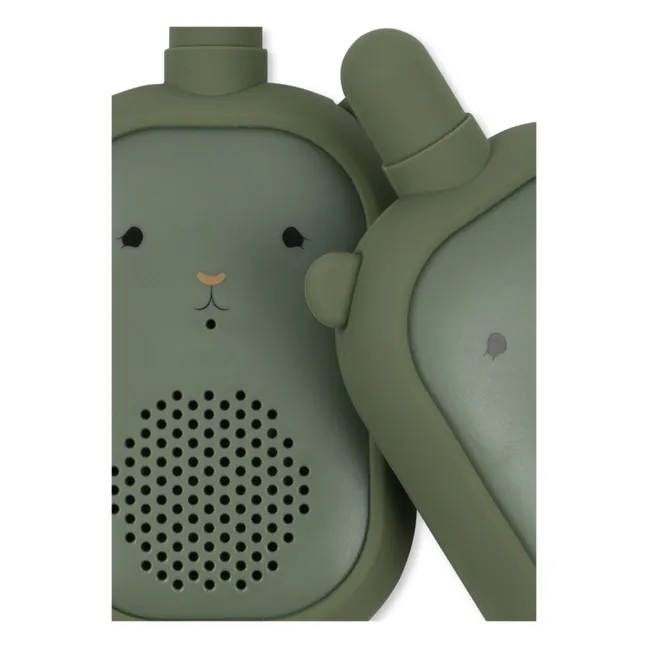 Talkie-walkie Ourson | Vert olive