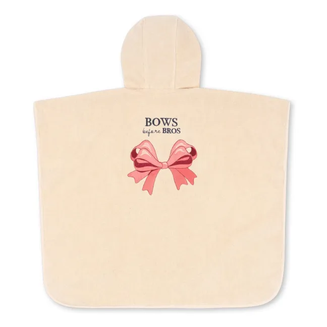 Poncho da bagno con fiocchi