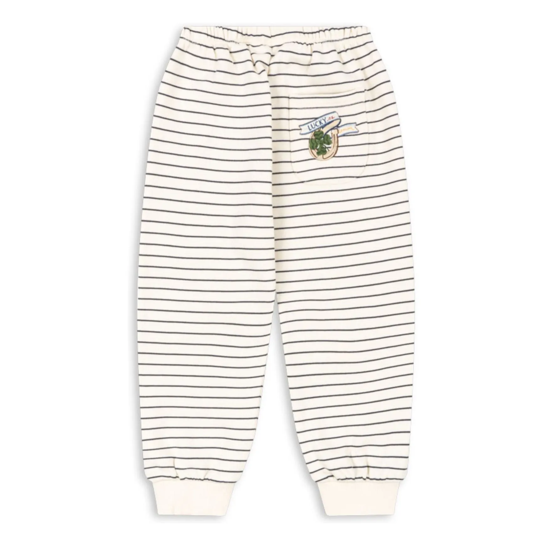 Konges Sløjd Ecru Amio Striped Jogger