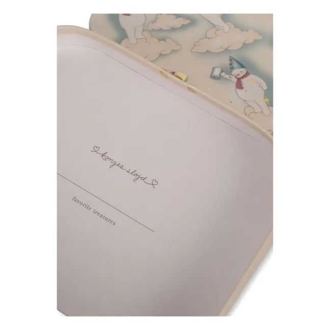 Petites valises en carton Let it snow - Set de 2 | Beige