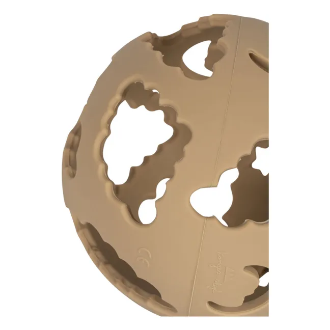 Balle d'activités en silicone | Beige