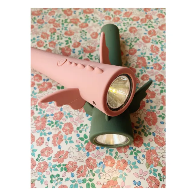 Dragon-Taschenlampe aus Silikon | Rosa