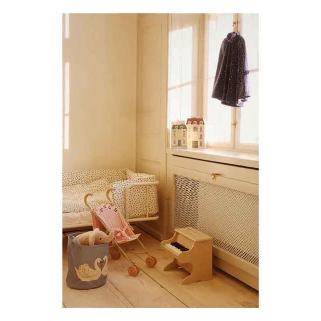 Puppenwagen Vichy | Rosa