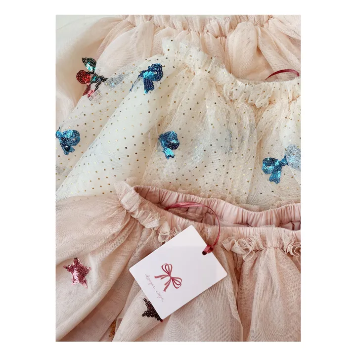 Yvonne Sequins skirt | Pink- Product image n°1