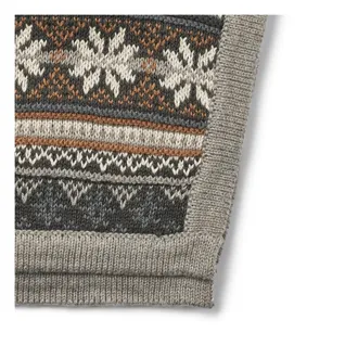 Kalinka Idalia Merino Häkelkragen Rostfarben Smallable