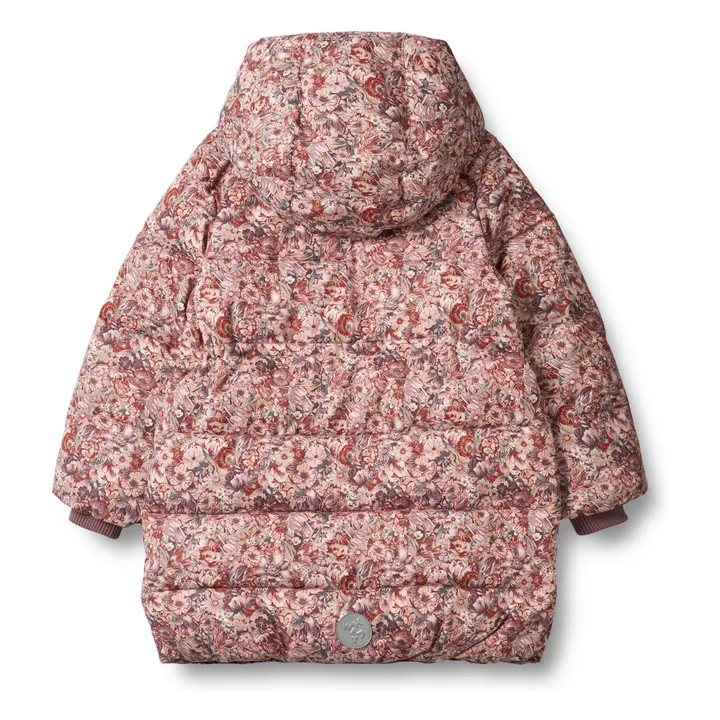 Blumige Daunenjacke Yrsa | Rosa- Produktbild Nr. 2