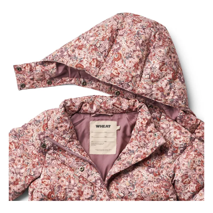 Blumige Daunenjacke Yrsa | Rosa- Produktbild Nr. 3