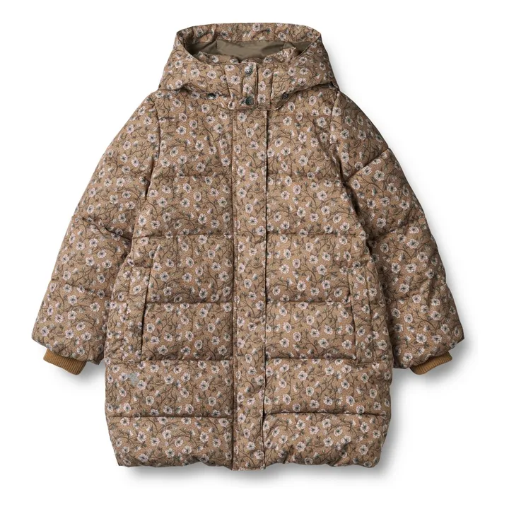 Abrigo de flores Yrsa | Beige- Imagen del producto n°0