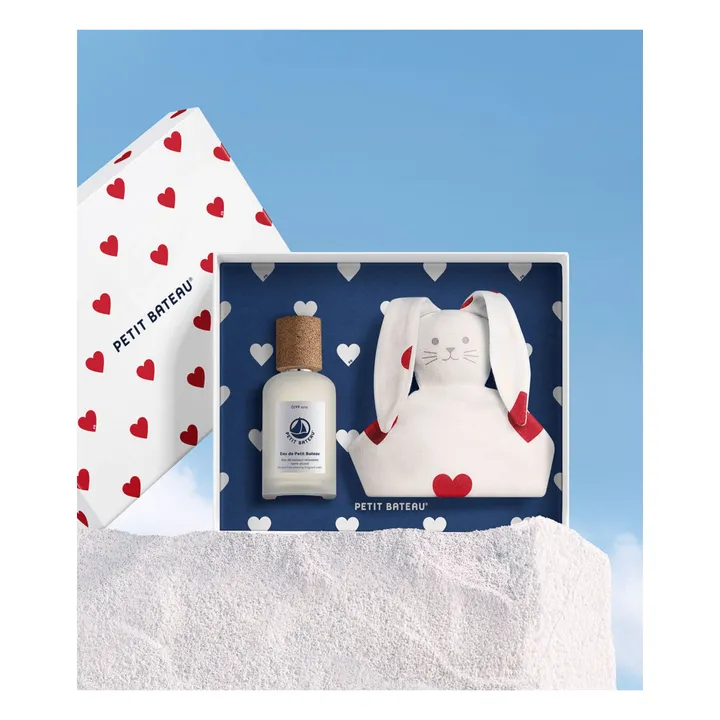 Caja regalo de nacimiento con perfume y peluche- Imagen del producto n°1