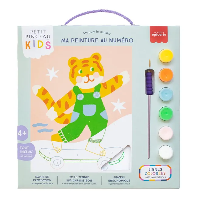 Pintura numerada infantil - Titi Skate