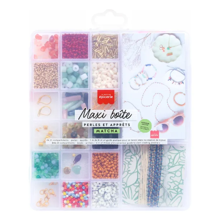 Maxi boîte de perles et apprêts Matcha- Image produit n°0