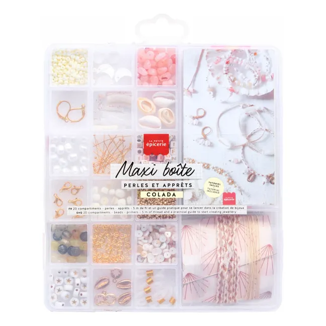 Maxi boîte de perles et apprêts Pina Colada