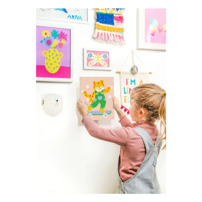 Pintura numerada infantil - Titi Skate