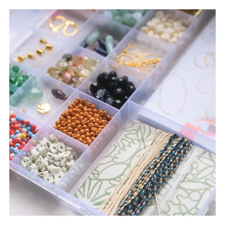 Maxi boîte de perles et apprêts Matcha- Image produit n°1