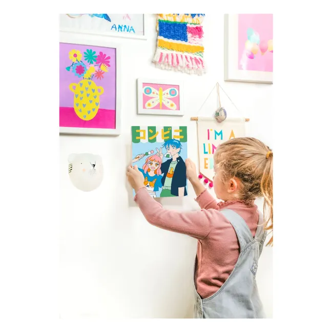 Pintura infantil por números - Konbini