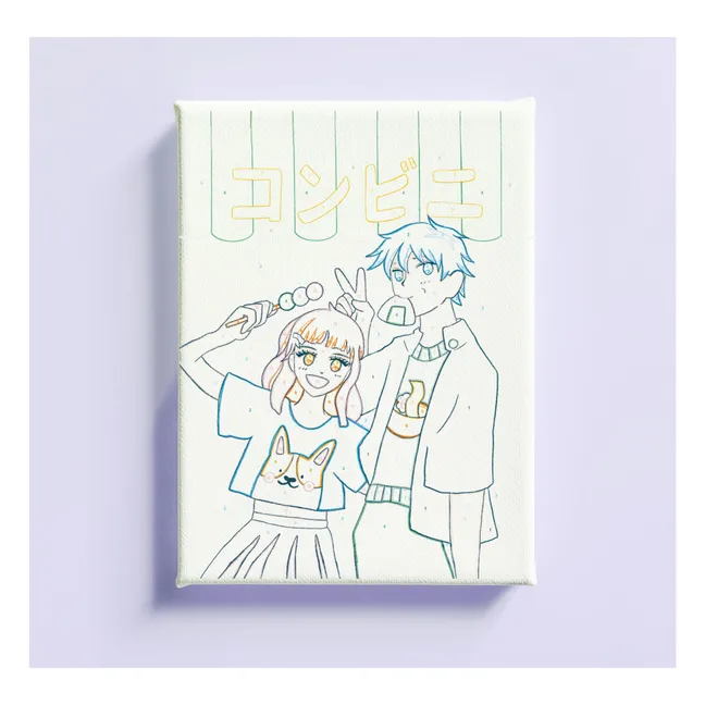 Pintura infantil por números - Konbini