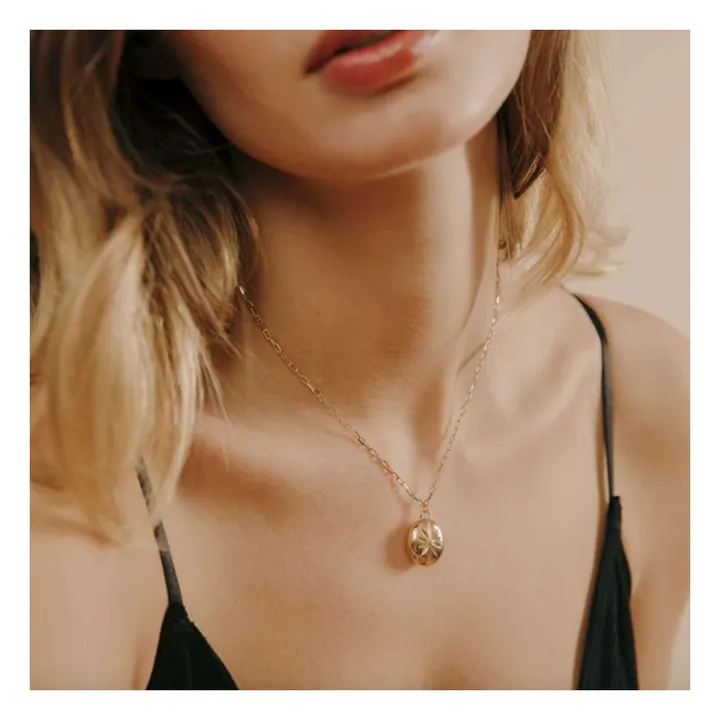 Pendentif Sarah | Doré- Image produit n°1