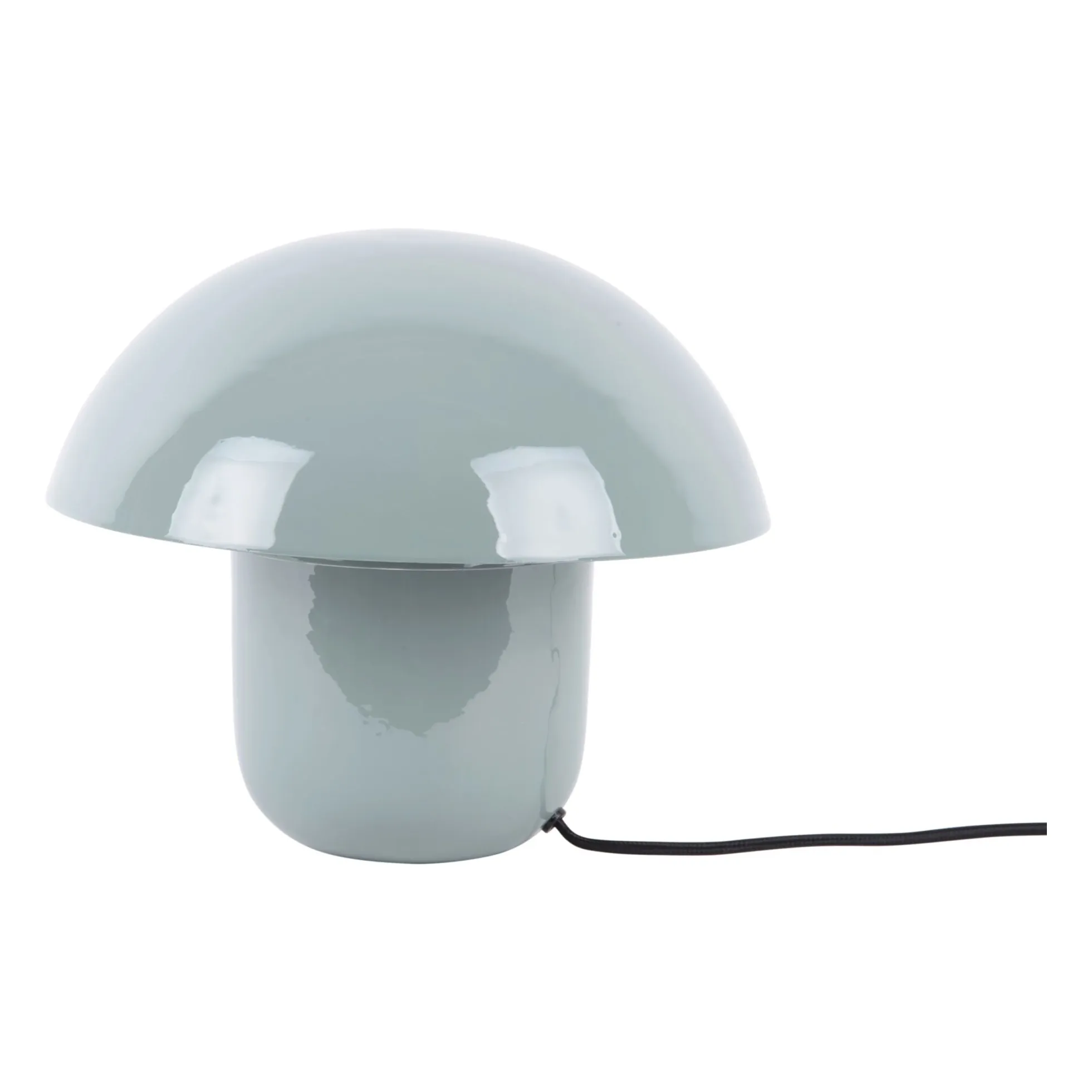 Present Time Light Blue Fat Mushroom Table Lamp