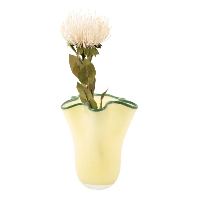 Ruffles vase | Pale yellow