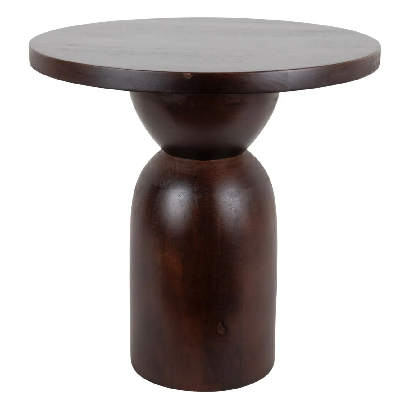 Present Time Brown Noche Side Table