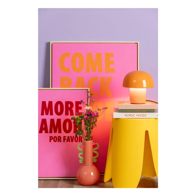 Lampada da tavolo Mini Fat Mushroom | Arancione