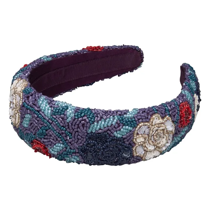 Serre-tête Wintery Perlé | Violet- Image produit n°0