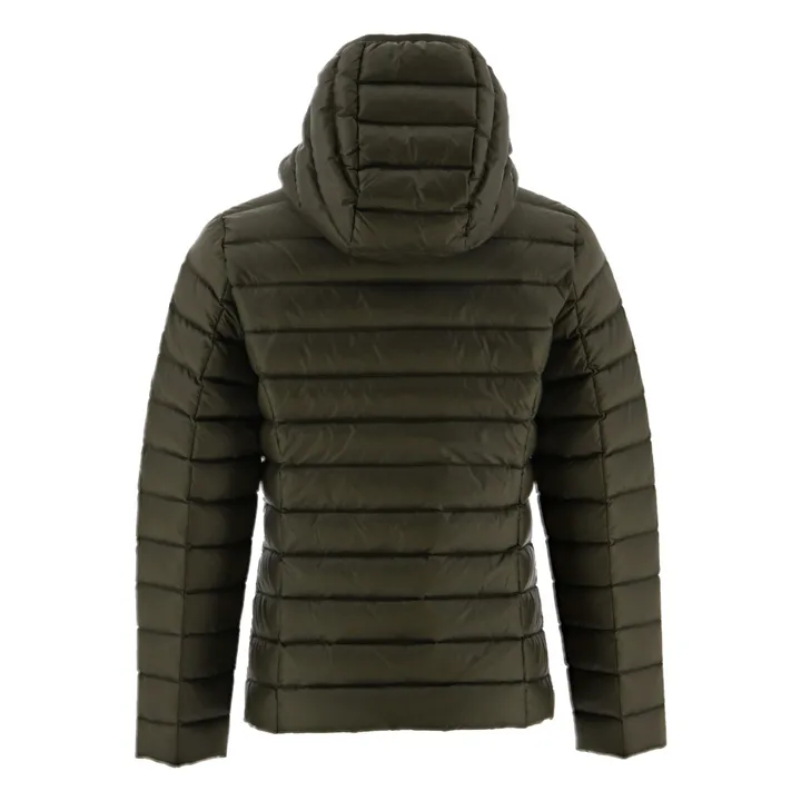 Chaqueta de plumón con capucha Carla | Caqui oscuro- Imagen del producto n°2