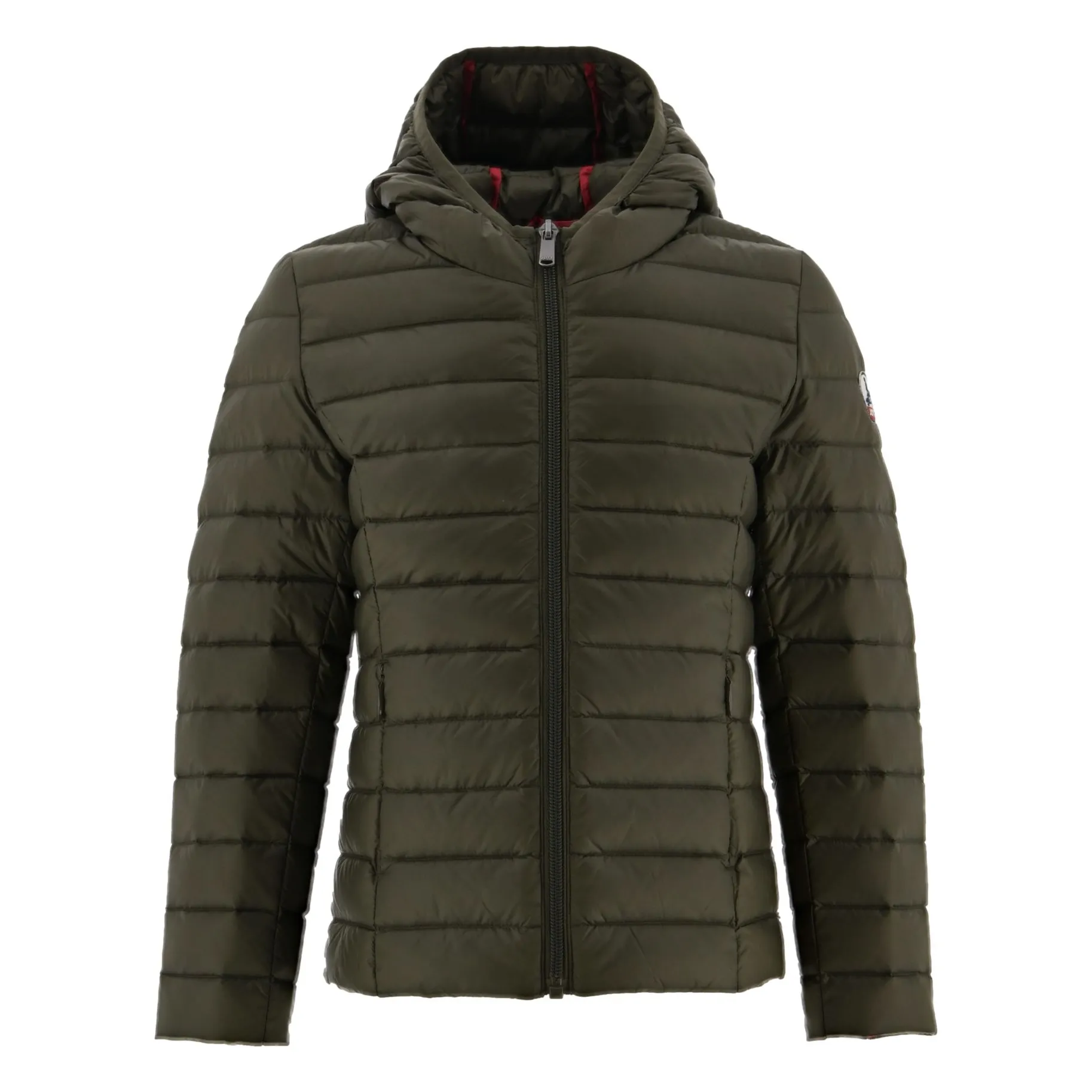 Jott Dark Khaki Carla Hooded Down Jacket