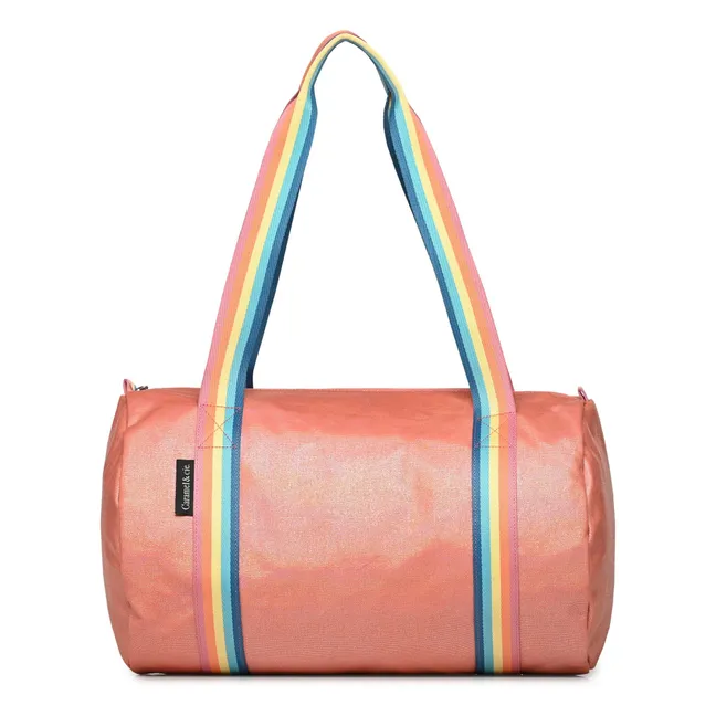 Iridescent Weekend Bag | Coral