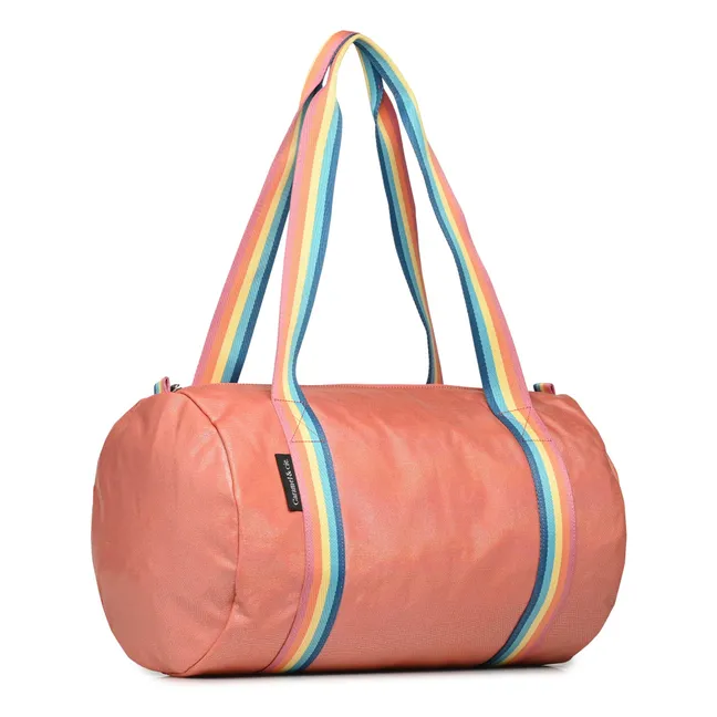 Iridescent Weekend Bag | Coral