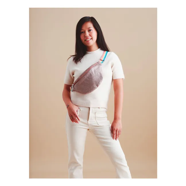 Bolsa Banana Mamá Purpurina | Cobre