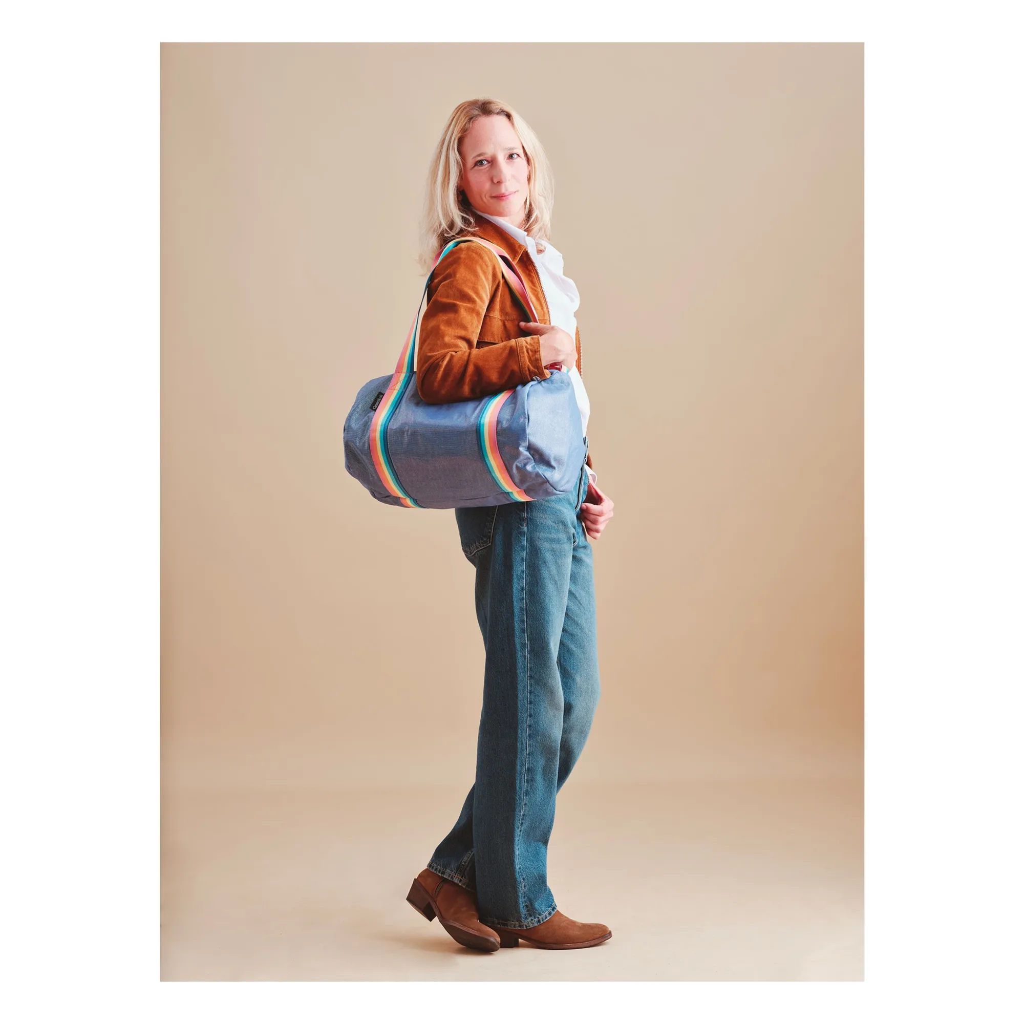 Sac Week-end Irisé | Bleu- Image produit n°1