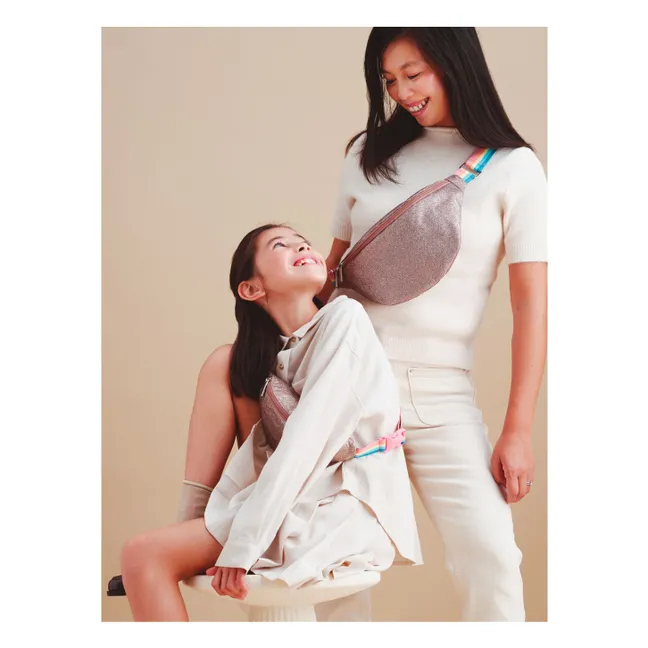 Bolsa Banana Mamá Purpurina | Cobre