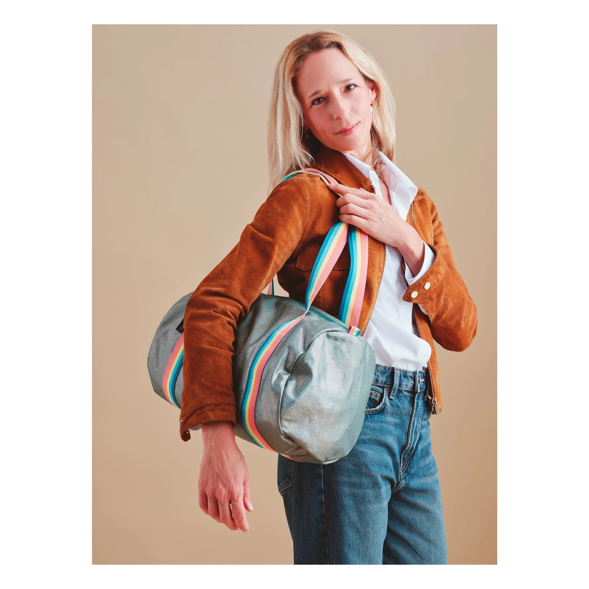 Sac Week-end Irisé | Bleu- Image produit n°2